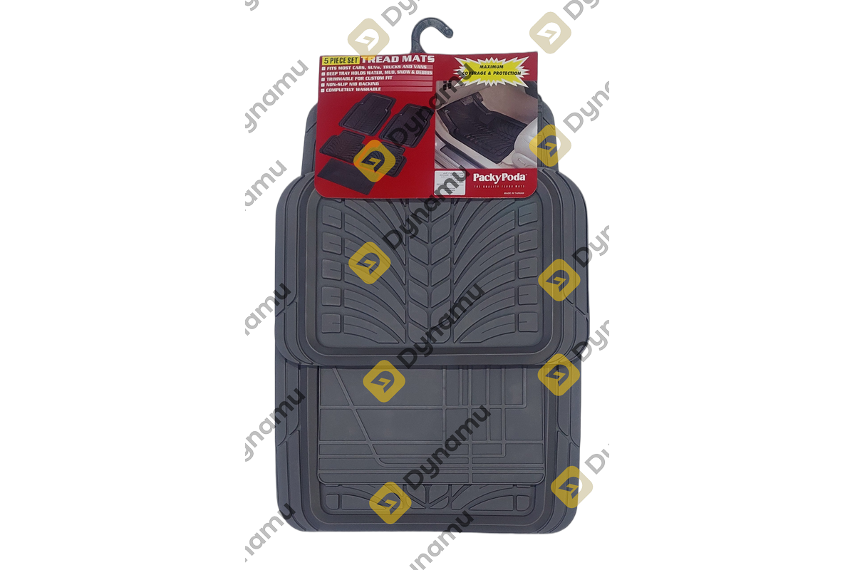 Universal Car Floor Mats - 5 Pack